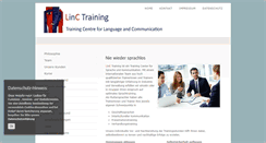 Desktop Screenshot of linc-training.de